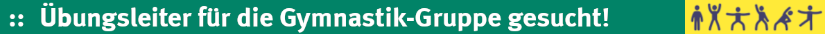 Übungsleiter Gymnastik