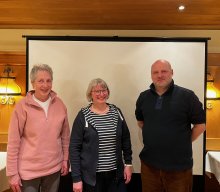 Pia Meiler (Kassiererin) / Angela Bauer (1. Vorsitzende) / Ralf Birkmann (2. Vorsitzender)